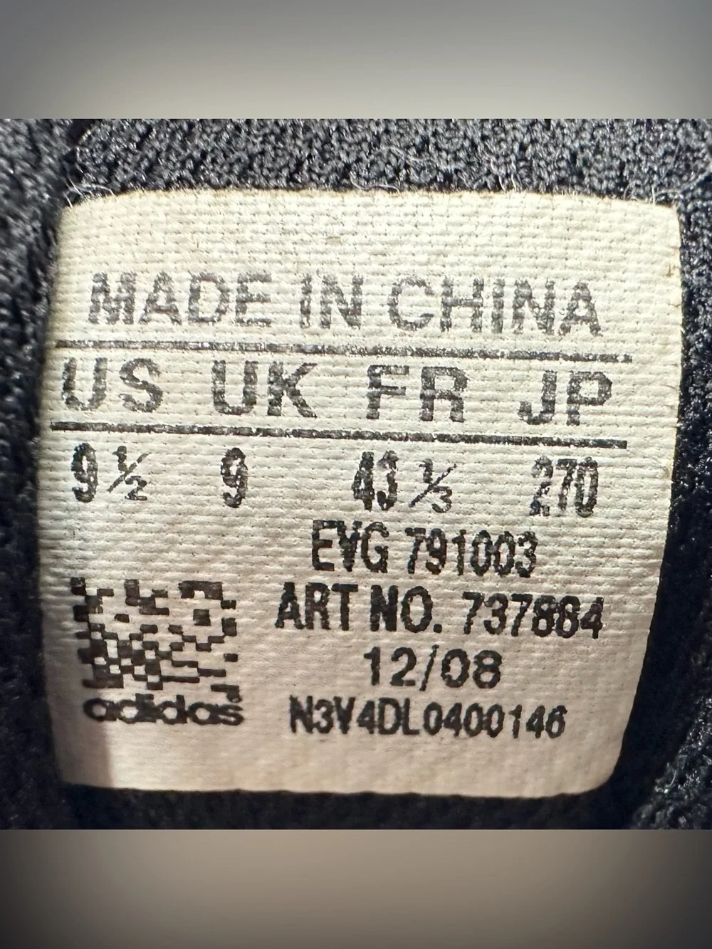 Adidas Tour 360 3D Fit Foam Leather Golf Spikes Shoes 737884 Men’s 9.5